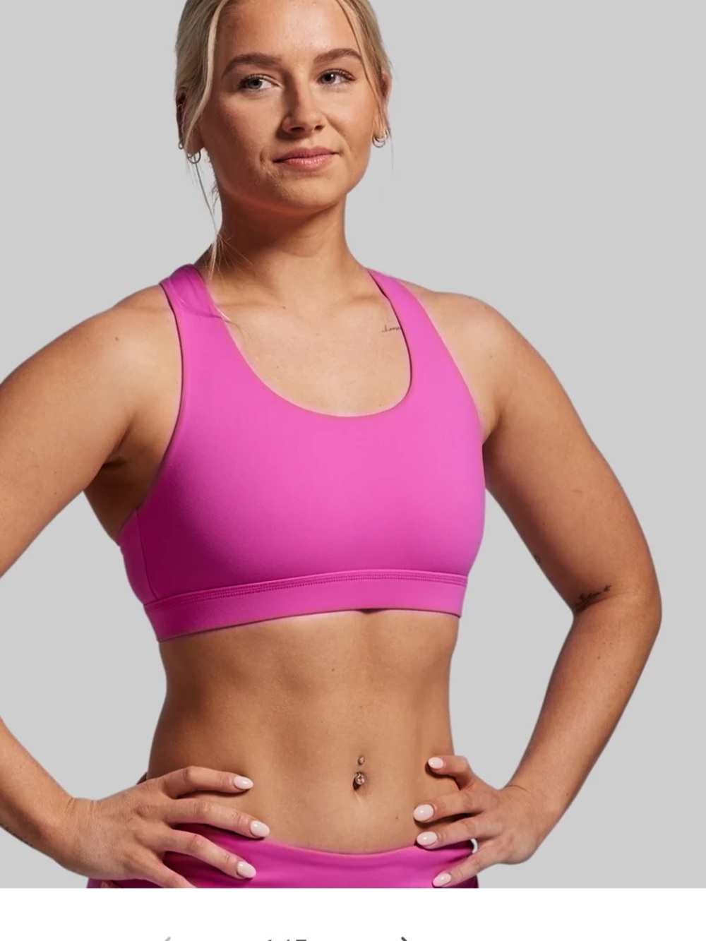 Born Primitive Rust Red Cross-Back Sports Bra - Picture 6 of 7